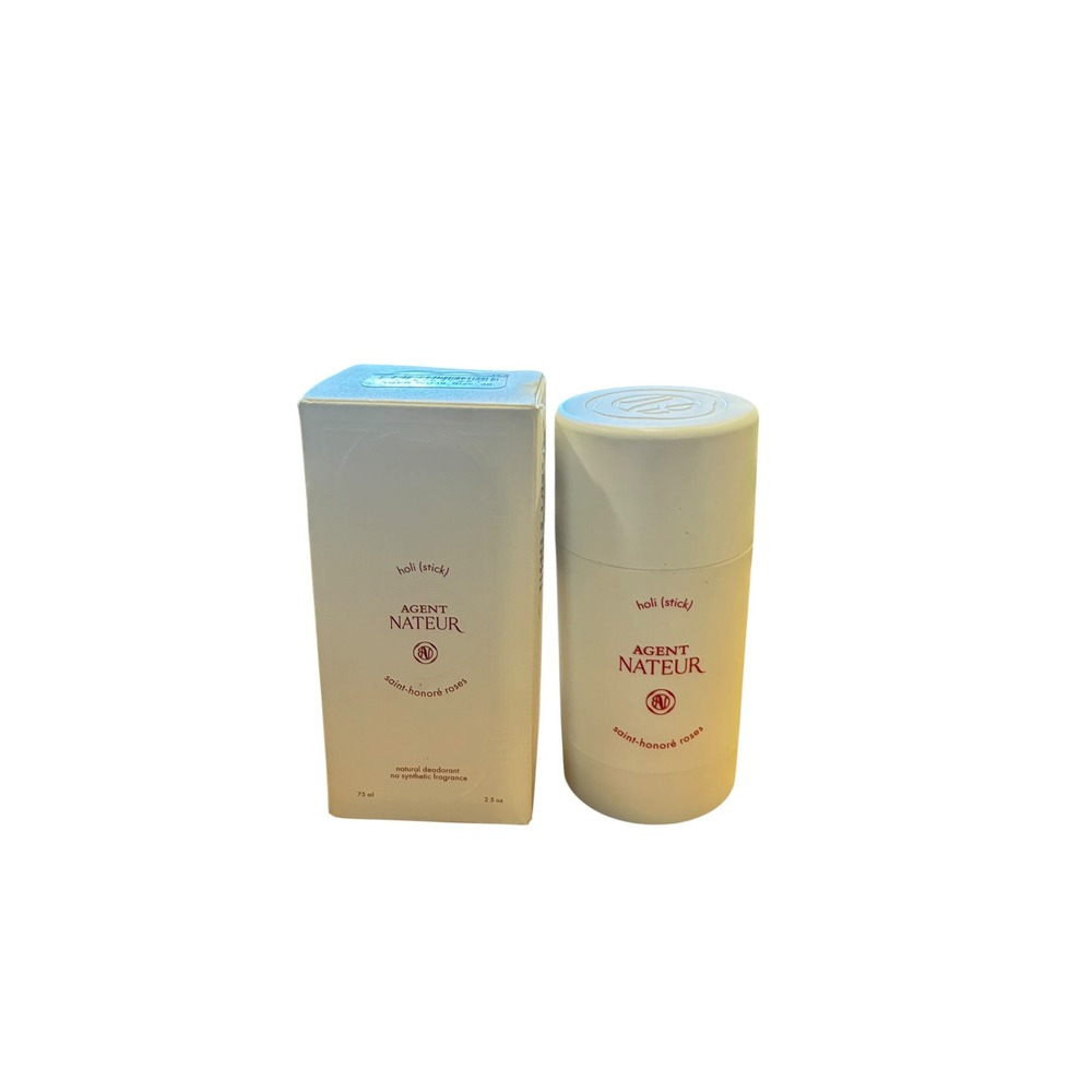 Agent Nateur Holi Stick Saint-Honoré Roses Natural Deodorant 2.5 oz 75ml NIB
